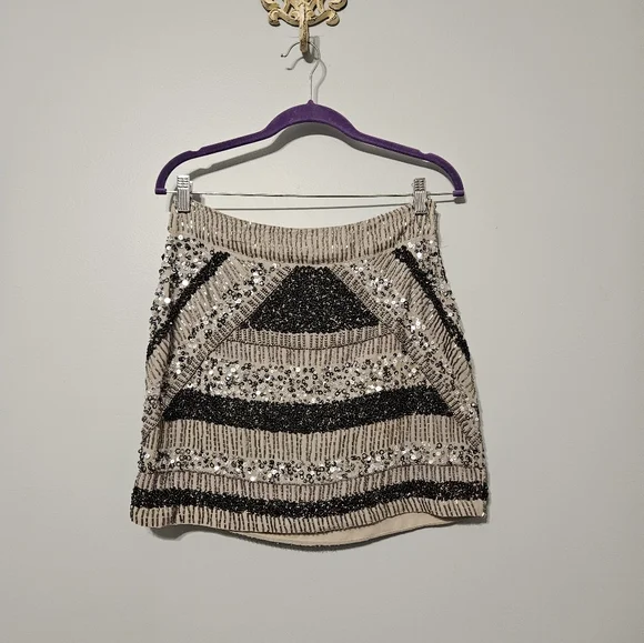 Vintage Piperlime beaded mini skirt - Picture 2 of 7